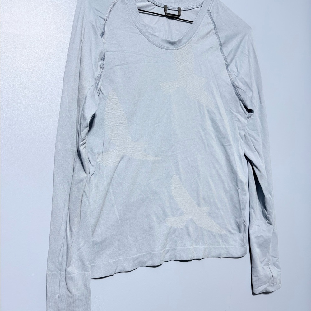Oiselle wings out Light blue Long Sleeve Tee